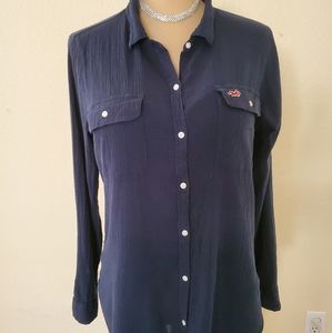 Hollister long-sleeve blouse/top